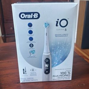 Oral B iO series 6 electric toothbrush. Brand new in unopened box.
